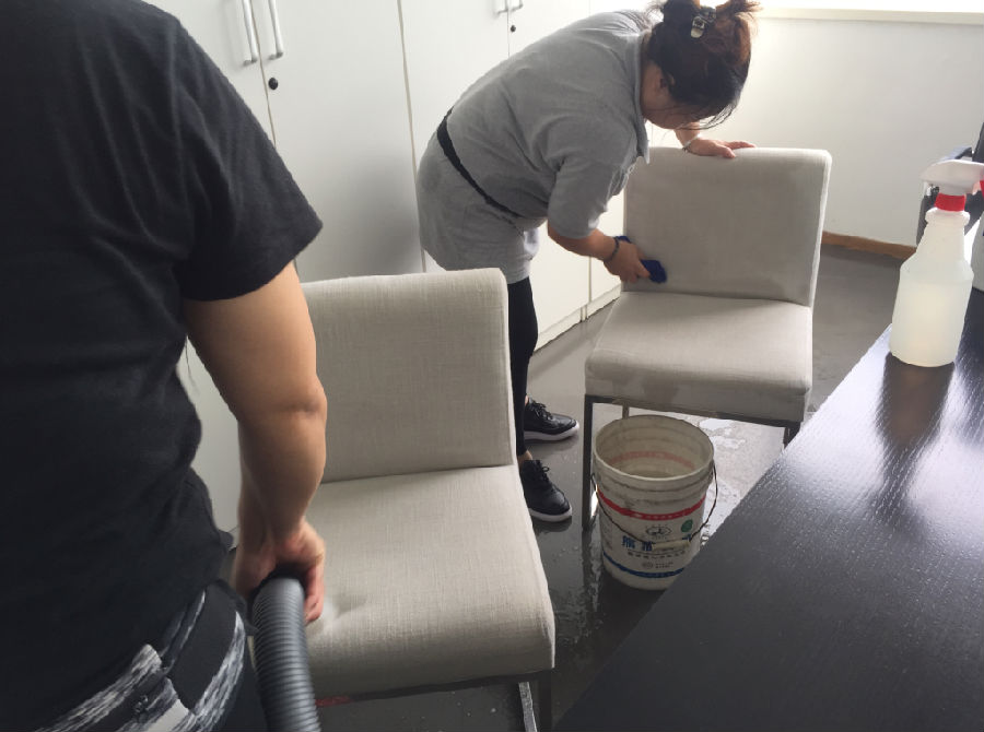 向阳区沙发清洗案例